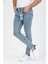 Erkek Slim Fit Likralı Esnek Kot Pantolon Denim Jeans 7