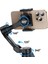 Akıllı Telefon Görüntü Sabitleyici Yapay Zeka Görüş Sensörlü Profesyonel Gimbal Stabilize Bt Combo 2