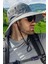 Unisex Uv Korumalı Geniş Kenarlı Katlanabilir Safari Outdoor Boonie Yürüyüş ve Plaj Şapkası 4