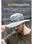 Unisex Yazlık Geniş Kenarlı Fileli Katlanabilir Safari Outdoor Plaj Şapkası 5