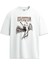 Rock Müzik Grup LED Zeppelin Melek Baskılı Unisex Oversize Tişört 1