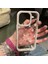 iPhone 14 Pro Uyumlu Kılıf Taşlı ve Simli Sevimli Çiçek Glitter Elmas Desenli Epoksi Telefon Kılıfı 2