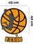 Kişiye Özel Isimli Ahşap Mdf Basketbol Duvar Dekoru | Sporcu Temalı Basketbol Oynayan Oyuncu Desenl 2