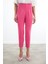 Yüksek Bel Pensli Pantolon - Fuşya 5