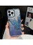 iPhone 14 Pro Max Uyumlu 3D Kelebekli Hareketli Sulu Simli Kamera Koruma Çıkıntılı Lüks Kılıf 1