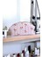 Pembe Çizgili Kiraz Desenli Dyson Airwrap Uyumlu Saç Şekillendirici Çantası | Makyaj ve Kozmetik Organizer | Fermuarlı, Pamuklu Astarlı, 35X14X12 cm 1
