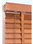 Wooden Blinds %100 Doğal Ahşap Jaluzi Perde 50MM,ALÜMINYUM Kasalı Yüksek Kaliteli - Tarçın Kahvesi 5