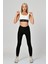 Lastik Detaylı Crop Top Atlet - Beyaz Beyaz - M 2