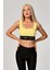 Lastik Detaylı Crop Top Atlet - Sarı Sarı - M 3