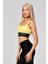 Lastik Detaylı Crop Top Atlet - Sarı Sarı - M 5