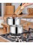Çelik 2 Li Kaçerola Sosluk Sütlük 14CM 2