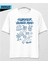 Summer Vacance Mood Oversize Unisex T-Shirt Beyaz 1