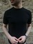 Siyah Basic %100 Pamuklu Erkek Tshirt 1