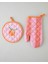 Summer Orange Polyester 2'li Mutfak Seti 17X30 cm + 20X20 cm Kırmızı-Pembe 1