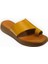 Kadın Hakiki Deri Parmak Arası Terlik Hardal Sarı - 38 2