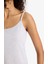 Regular Fit Pijama Takımı Askılı Üst Esnek Belli Şort-Fall in Love F6138AX25SM 5