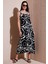 Regular Fit Ip Askılı Uzun Elbise Bayan Elbise 5865732 1