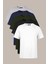 Erkek Çok Renkli T- Shirt Regular Fit Rahat Kesim Bisiklet Yaka 5'li Basic Tişört Paketi 1