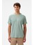 Erkek Regular Fit Baskılı T-Shirt - Yeşil 1