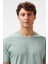 Erkek Regular Fit Baskılı T-Shirt - Yeşil 4