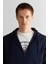 Erkek Regular Fit Kapüşonlu Sweatshirt - Lacivert 4