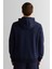 Erkek Regular Fit Kapüşonlu Sweatshirt - Lacivert 2