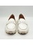 Carle Beyaz Hakiki Deri Loafer - 3 cm Termolight Taban 3