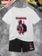 Erkek Çocuk Deadpool Baskılı T-Shirt - Şort Takım 1