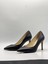 Nadia %100 Gerçek Deri Siyah Stiletto – 9 cm Topuk 4