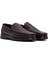Erkek Kahverengi Deri Comfort Loafer 25SFD6763FT 3