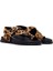 Kadın Leopar Parmak Arası Deri Sandalet 25SFD5513W2 3