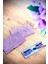 Mor mikrofiber mandallı yüzey temizleyici seti, cam, duvar, fayans ve ahşap temizliği için 5