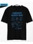 Summer Vacance Mood Oversize Unisex T-Shirt Siyah 1