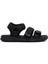 Erkek Siyah Kumaş Sandalet 25SFD696114 1