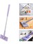 Mor Çok Fonksiyonlu Sihirli Kıskaçlı Zemin Temizleme Mop Set 1