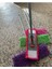Pembe 50 cm Makara Mop Saplı Temizlik Aleti, 360° dönebilen kolay kullanım 1