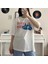 %100 Pamuk Bisiklet Yaka Boxy Fit Unisex Kısa Kollu T-Shirt 4