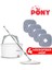 Beyaz 4 Adet Mikrofiber Mop Temiz & Kirli Suyu Ayırma Özelliği Otomatik Temizlik Seti Paspas 1