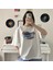 %100 Pamuk Bisiklet Yaka Boxy Fit Unisex Kısa Kollu T-Shirt 1