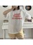 %100 Pamuk Bisiklet Yaka Boxy Fit Unisex Kısa Kollu T-Shirt 1