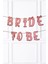 Bride To Be Banner Kırmızı Pembe Fiyonk Konsept Bride To Be Yazı Duvar Süsü 1