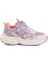 Lila Cırtlı Fileli Hafif Kız Çocuk Spor Ayakkabı Dian F 1