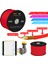 Dış Mekan Pp Anten Kablosu Gold Rg6/u4 64TEL 1.02 Kırmızı 100MT Poke PK-1474 1