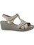 D23YS-1045 Deri Comfort Kadın Sandalet 2