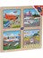 ONY-343/344/345/346 Ahşap Eğitici 4'lü Puzzle -Onyıl 3