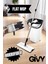 İzmir Luna Beyaz Flat Mop – Mikrofiber Tablet Mop 360° Dönebilen Saplı Temizlik Seti 6 lt 1