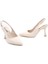 PS-32650 8,5 cm Topuklu Kadın Arkası Açık Stiletto Ayakkabı 3