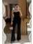 Straplez Volanlı Gabardin Takım 1