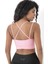 Arkası Çapraz Detaylı Spor Crop Büstiyer 5800 Pembe 1