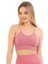 Ince Ip Askılı Fitilli Pedli Crop Büstiyer 5702 Pembe 5